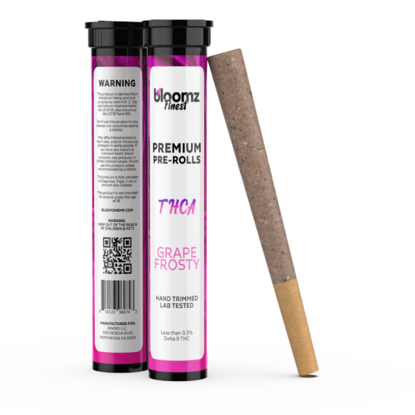 THCA Pre Rolls Grape Frosty Hemp Flower Indica Where To Get Near Me Best Place Lowest Price Coupon Discount