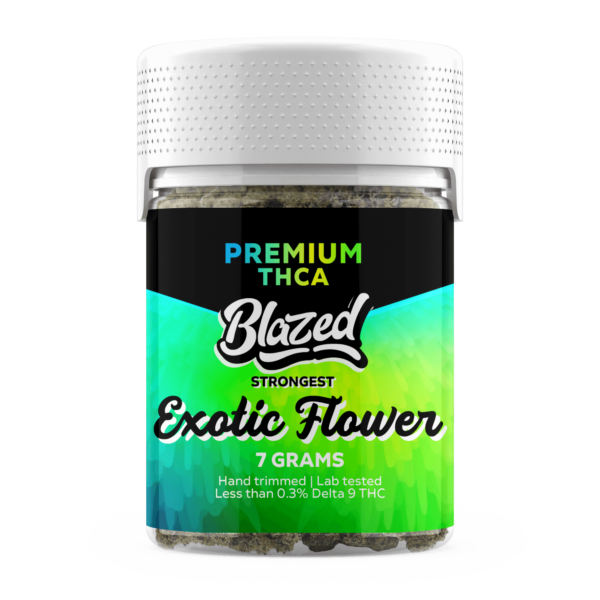 Blazed Exotic Flower 7g Hemp Flower BestHemp Where To Buy How To Buy OnlineSmokeShop GoodPrice GetNearMe LowestCoupon DiscountStore Shoponline THCOnline StrongestSmoke ShopBloomz Hemp THC